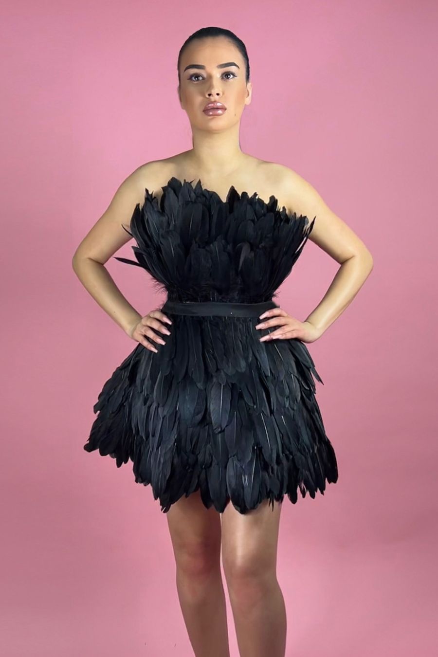 Feather dress